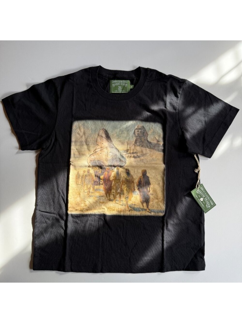 Denim Tears x The Met Flight Into Egypt Black Graphic T-Shirt - Size Large